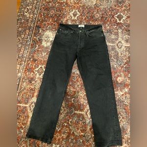 Agolde Straight Leg Black Jeans